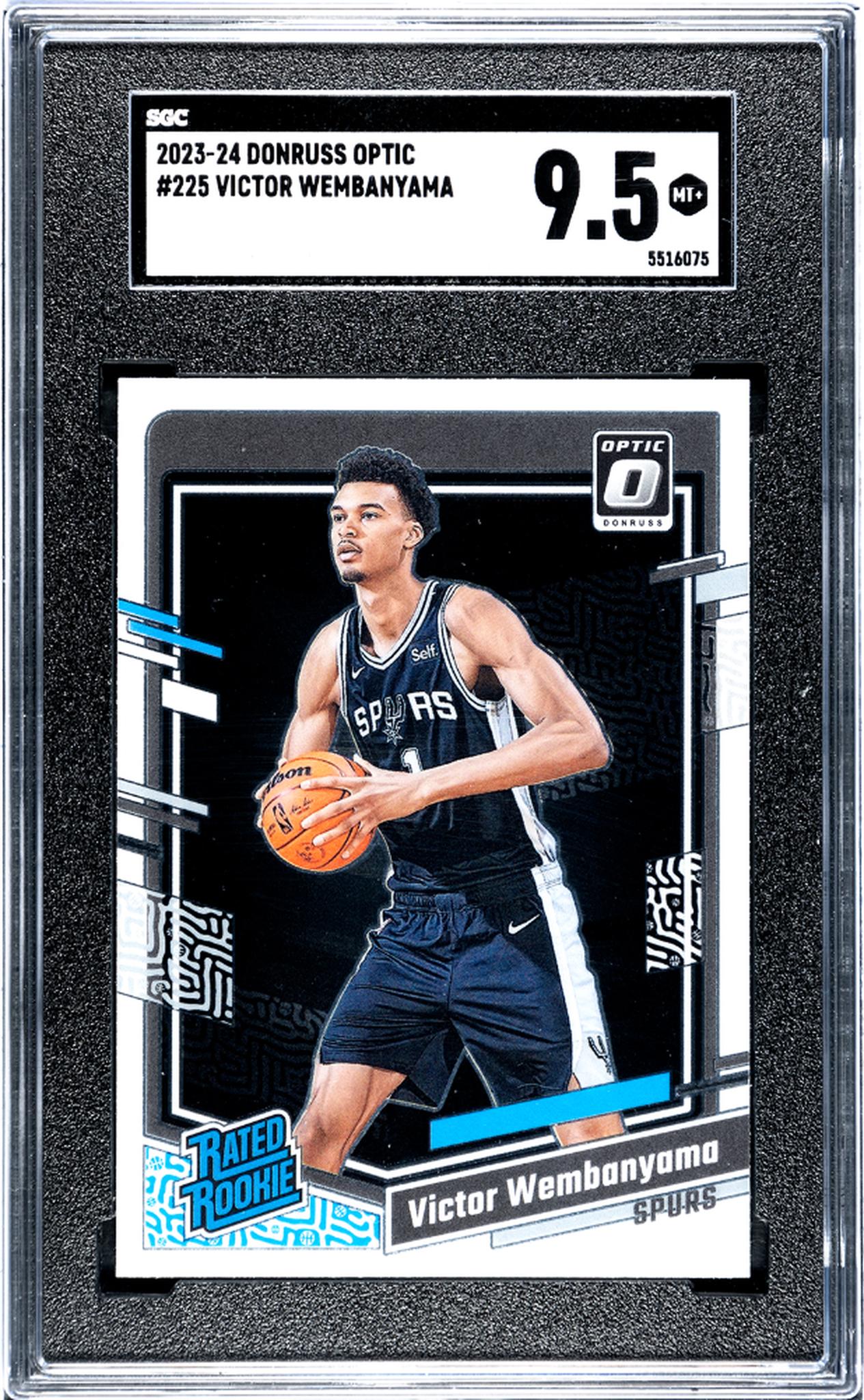 2023-24 Donruss Optic #225 Victor Wembanyama SGC 9.5
