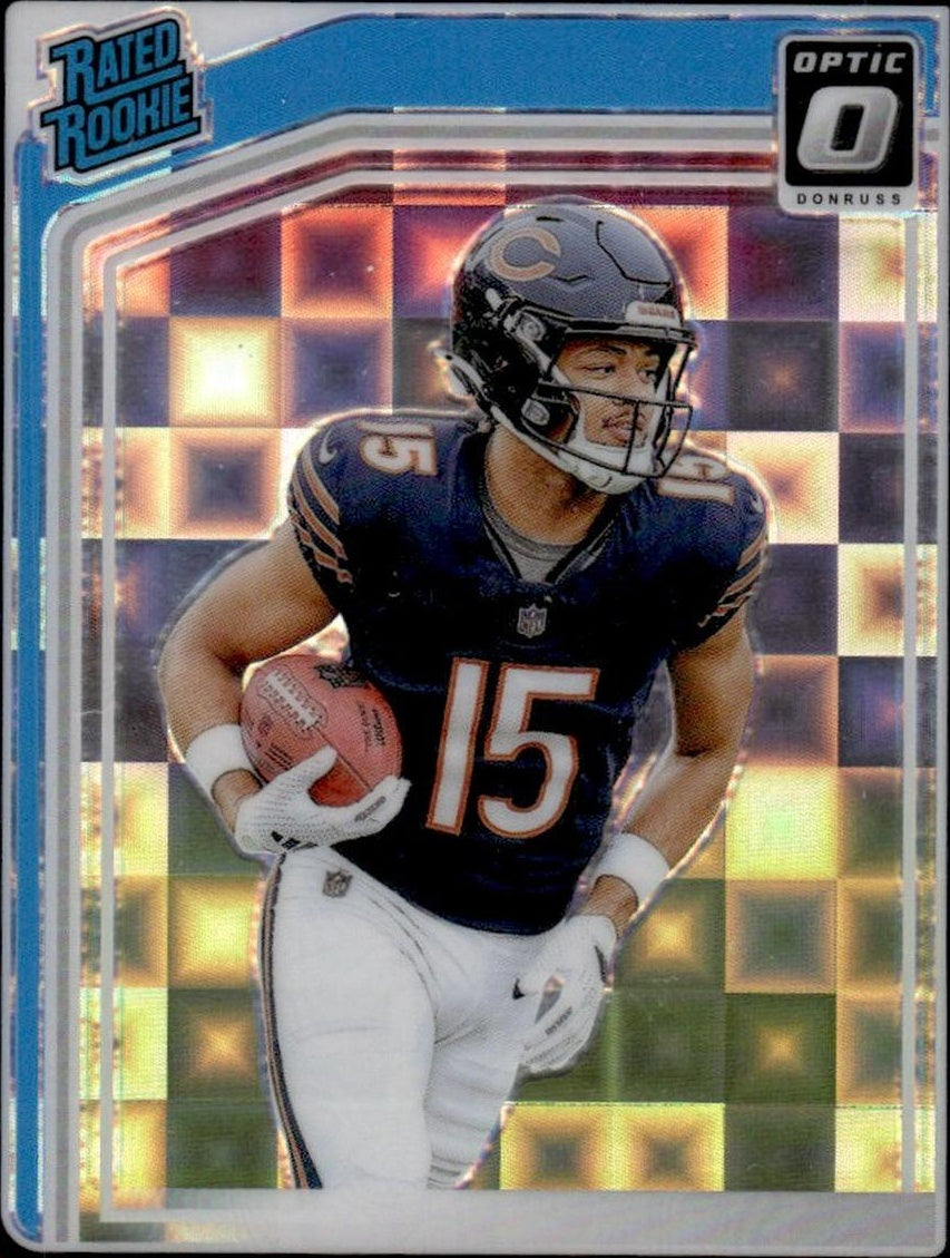 2024 Panini Donruss #309 Rome Odunze Rated Rookie Chicago Bears