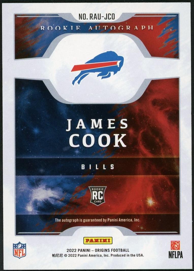 2022 Panini Origins Rookie Autographs James Cook