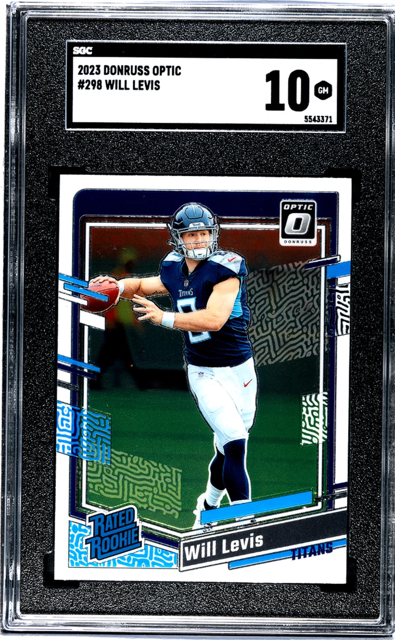 2023 Donruss Optic #298 Will Levis SGC 10