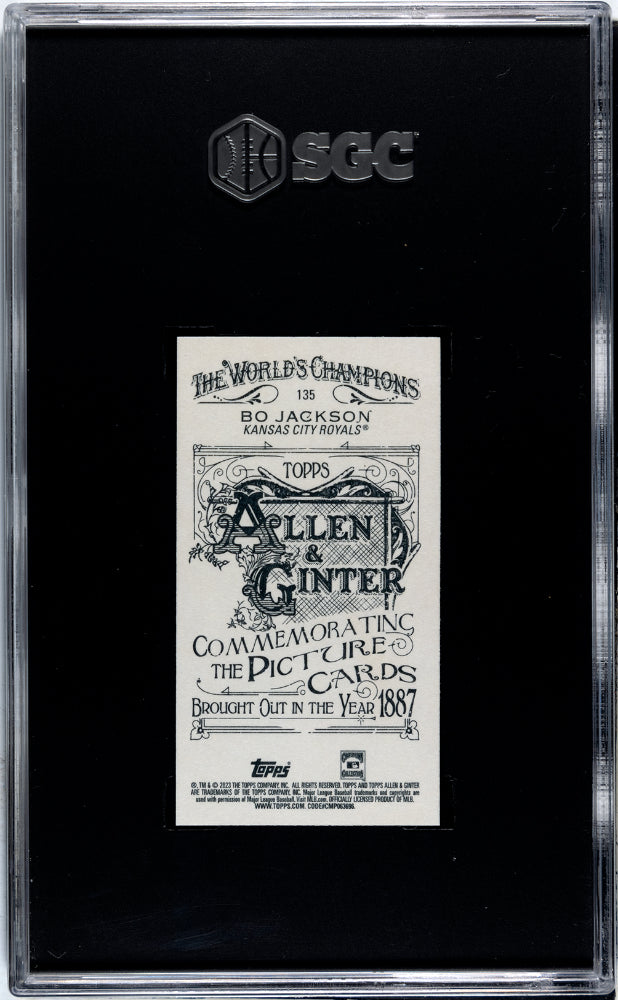 2023 Allen & Ginter #135 Bo Jackson SGC 9.5