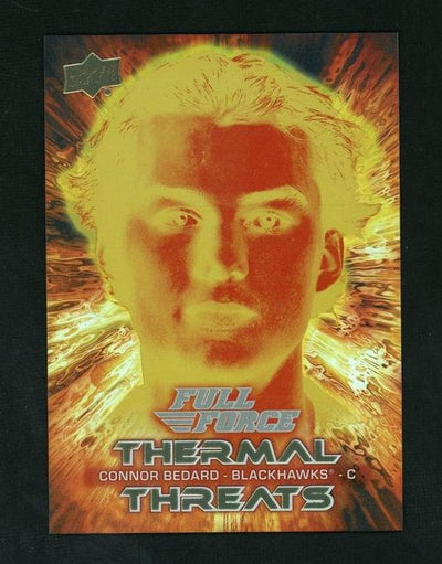 2024-25 Upper Deck Full Force Connor Bedard Thermal Threats #FF-CB
