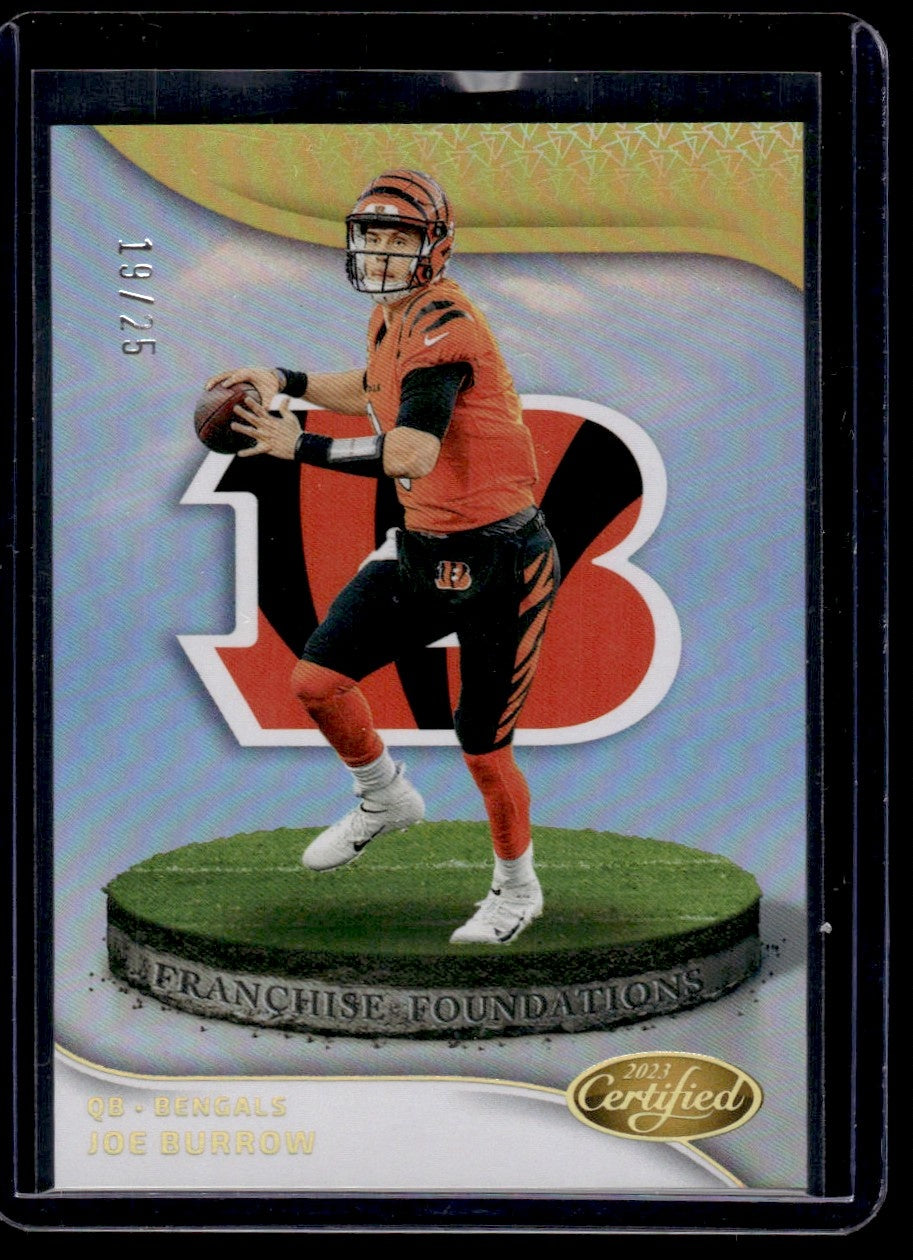 2023 Panini Certified Franchise Foundations Joe Burrow #FF-5 /25