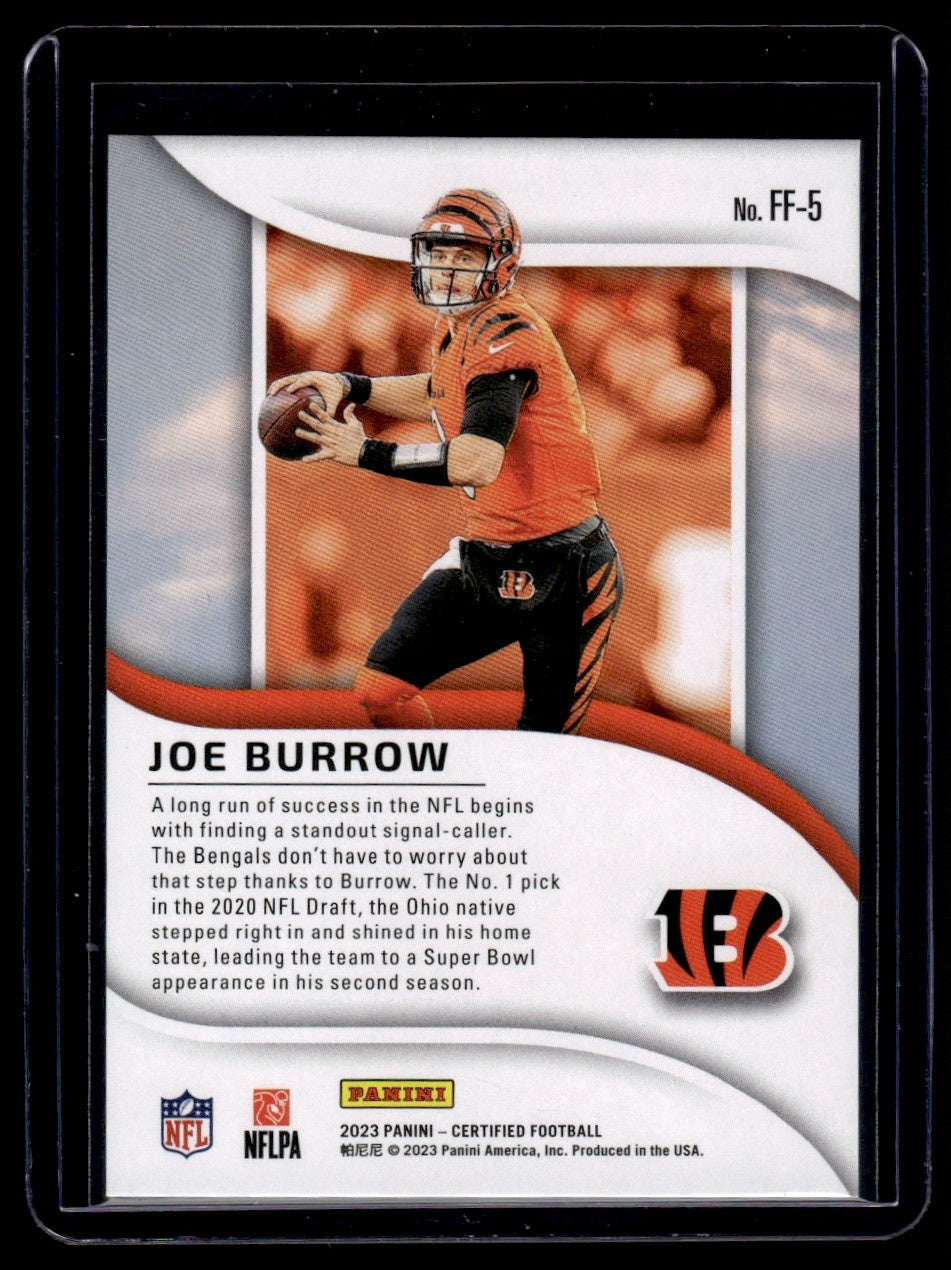2023 Panini Certified Franchise Foundations Joe Burrow #FF-5 /25