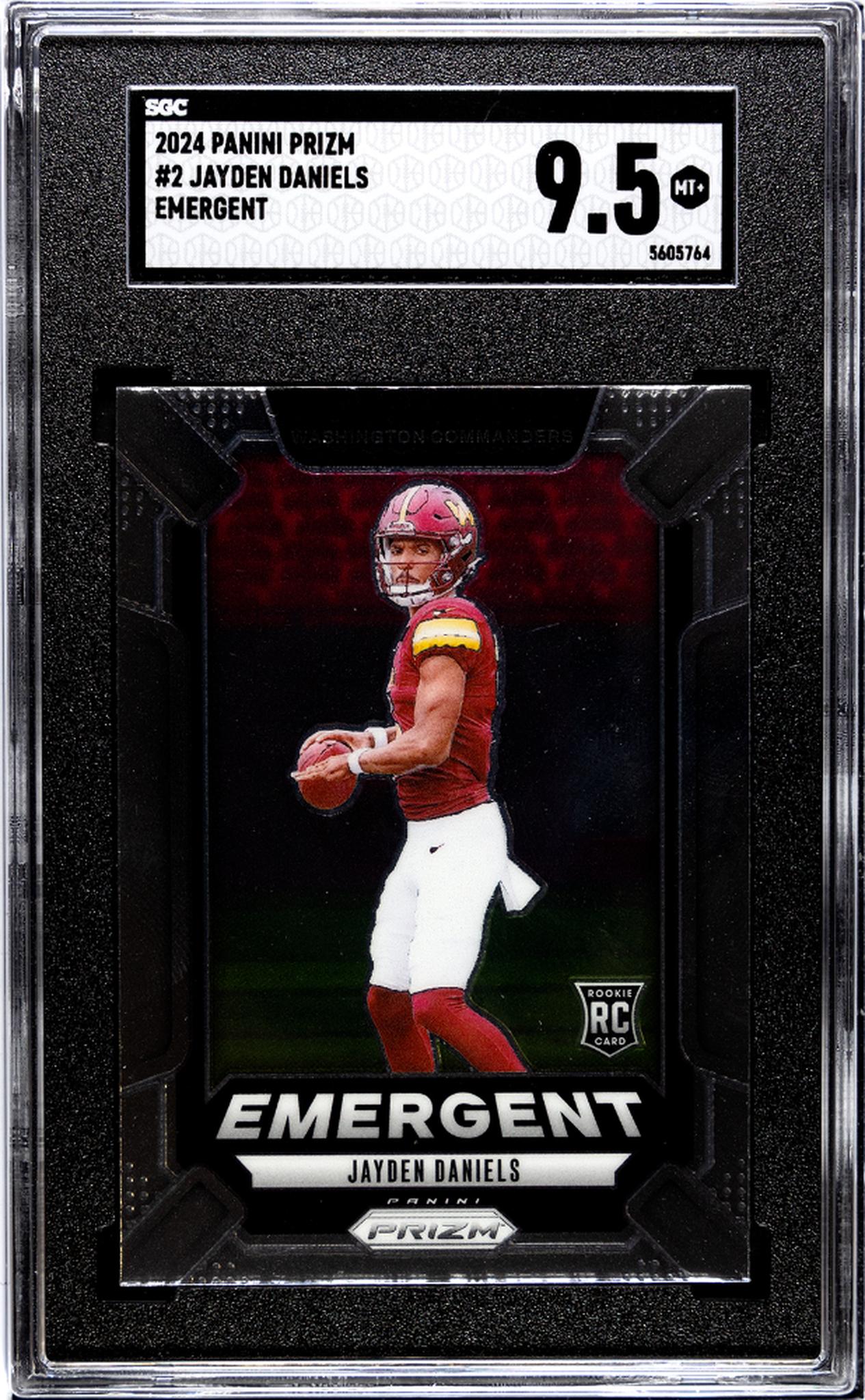 2024 Panini Prizm #2 Jayden Daniels Emergent SGC 9.5