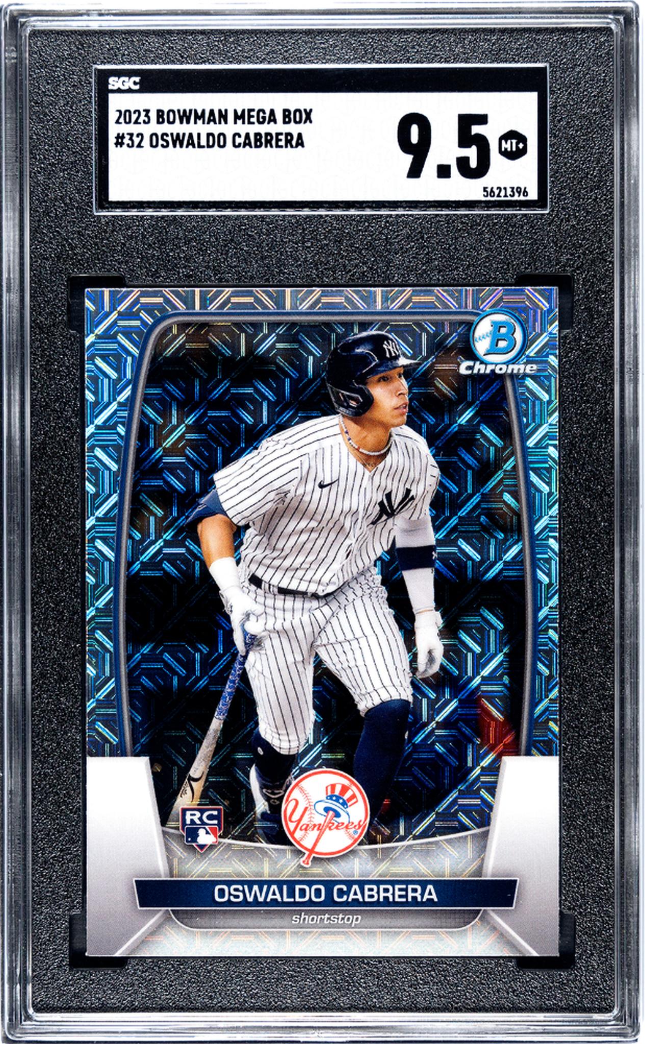 2023 Bowman Mega Box Oswaldo Cabrera #32 RC SGC 9.5