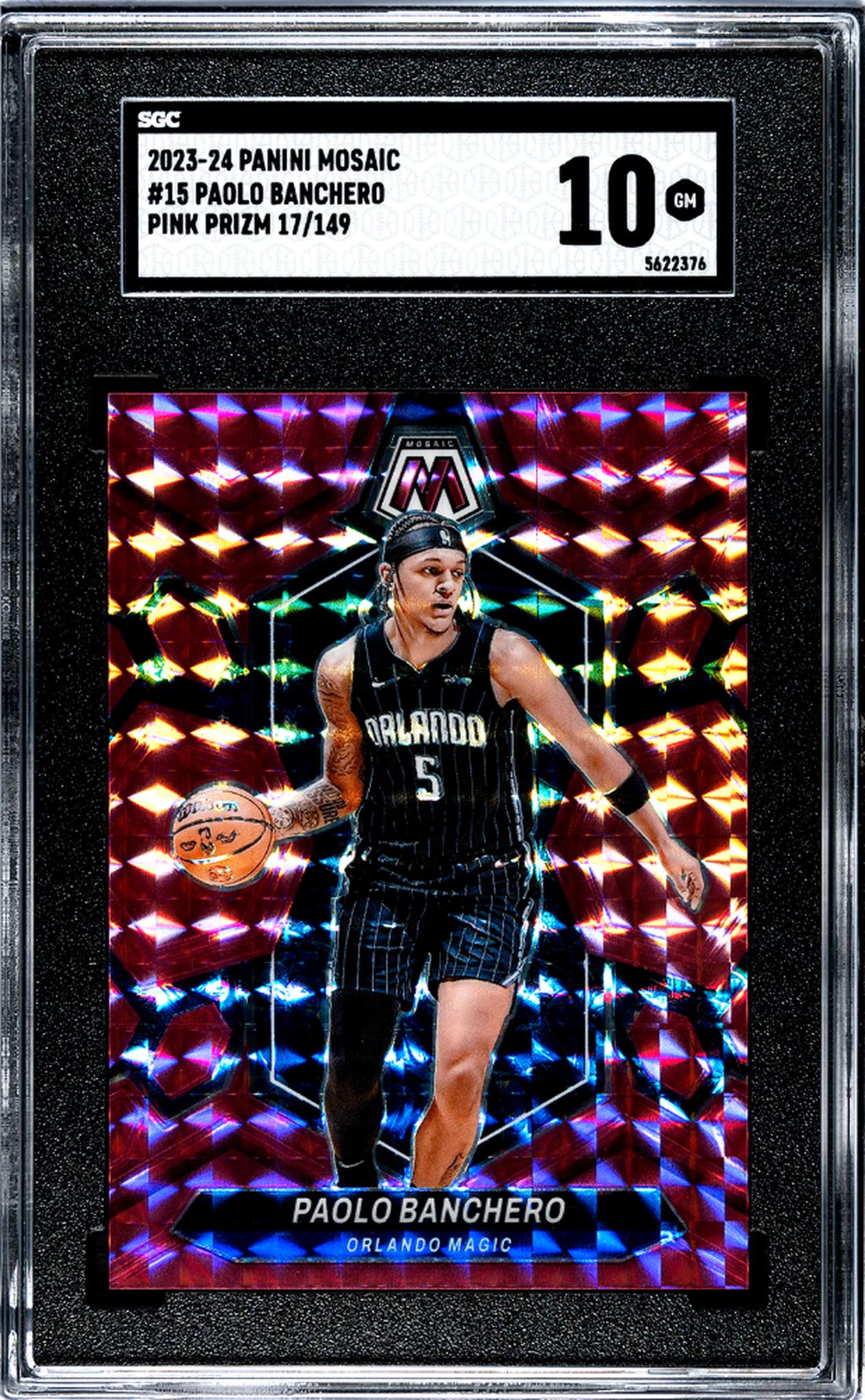 2023 Mosaic #15 Paolo Banchero /149 SGC 10