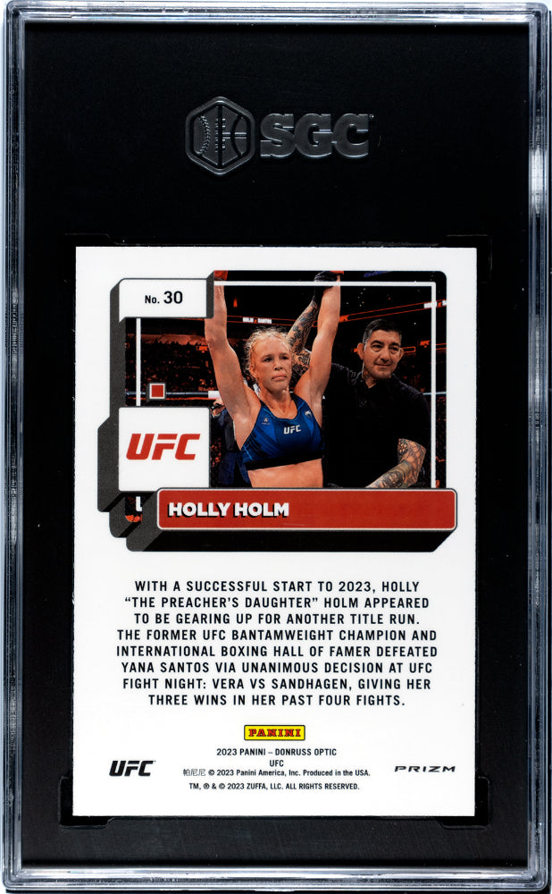 2023 Donruss #30 Holly Holm SGC 9