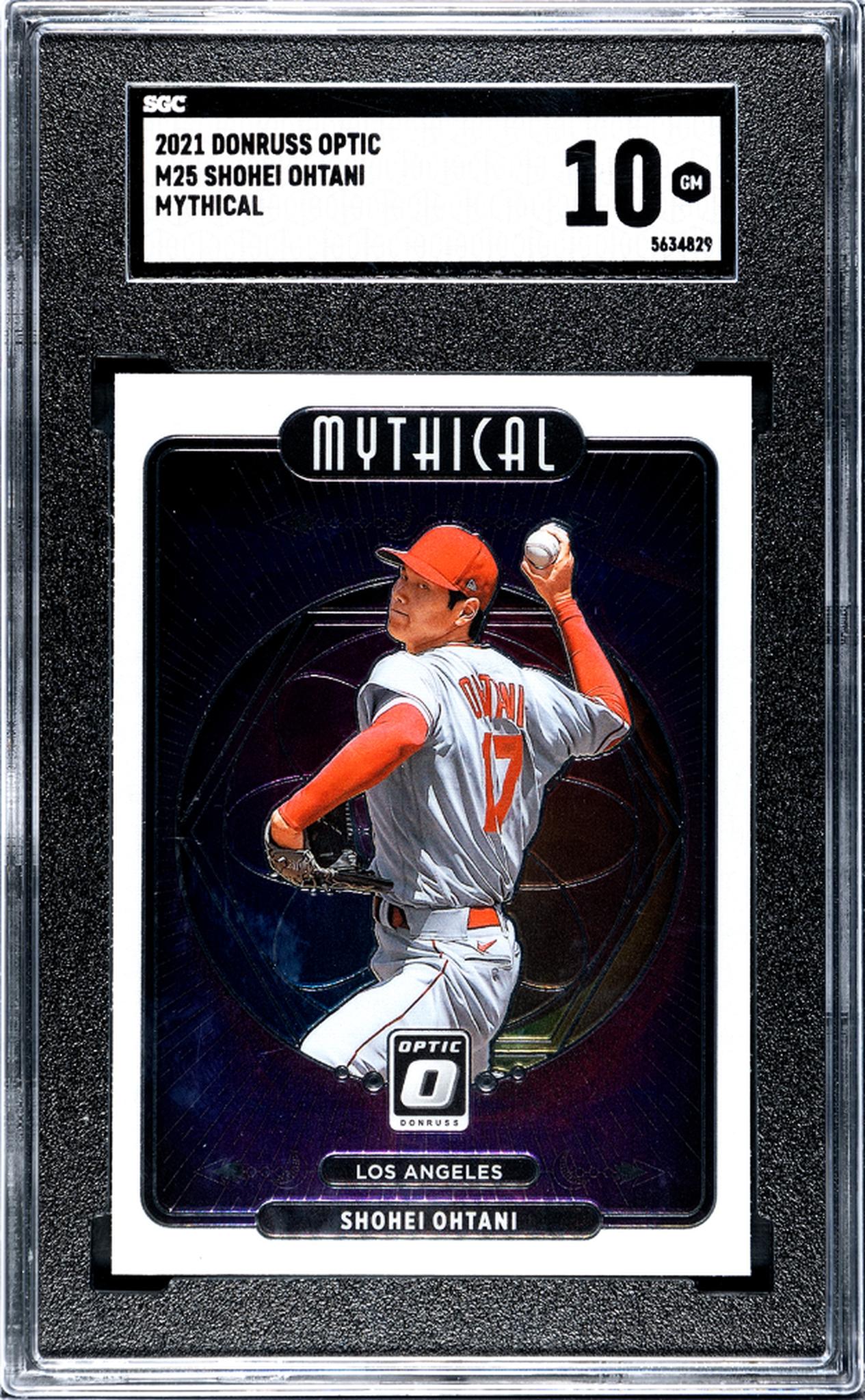 2021 Donruss Optic #M25 Shohei Ohtani Mythical SGC 10