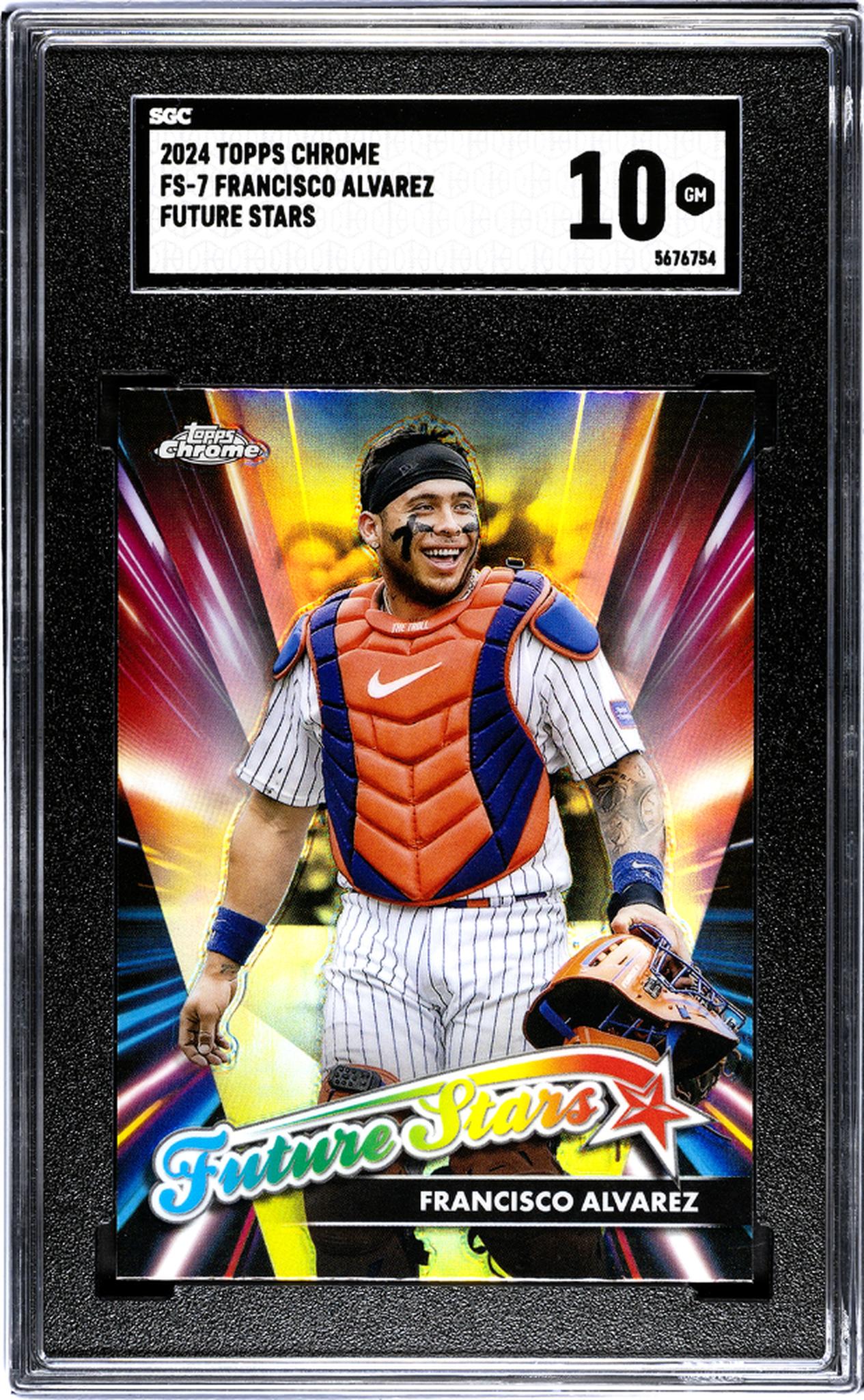 2024 Topps Chrome #FS-7 Francisco Alvarez Future Stars SGC 10