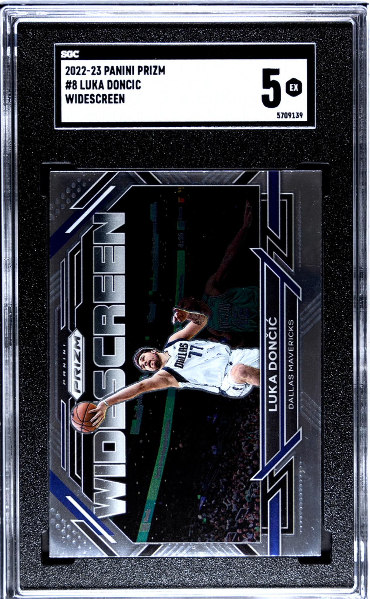 2022 Panini Prizm Widescreen Luka Dončić #8 SGC 5