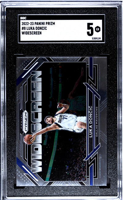 2022 Panini Prizm Widescreen Luka Dončić #8 SGC 5