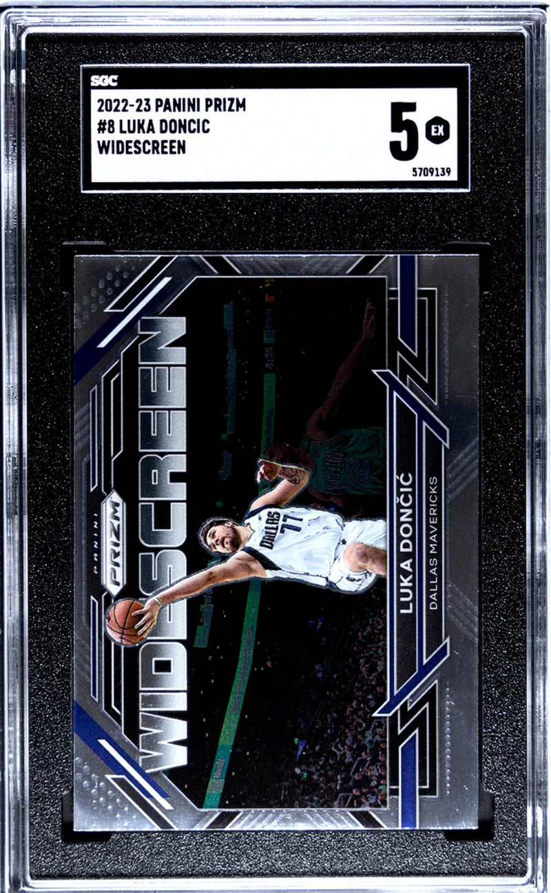 2022 Panini Prizm Widescreen Luka Dončić #8 SGC 5