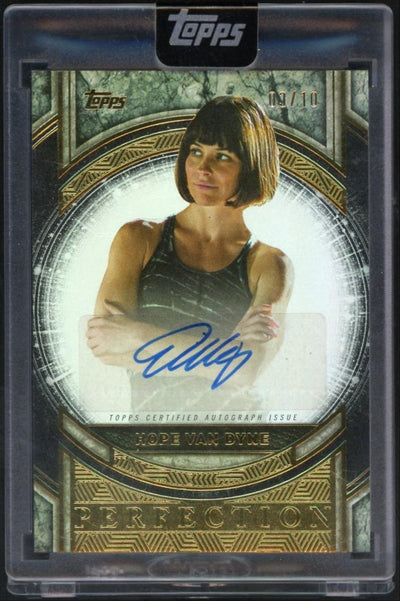 2025 Topps Marvel Perfection Evangeline Lilly as Hope Van Dyne Auto #MP-EL /10