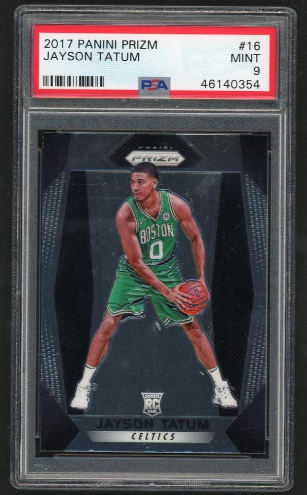 2017 Panini Prizm Jayson Tatum #16 PSA 9