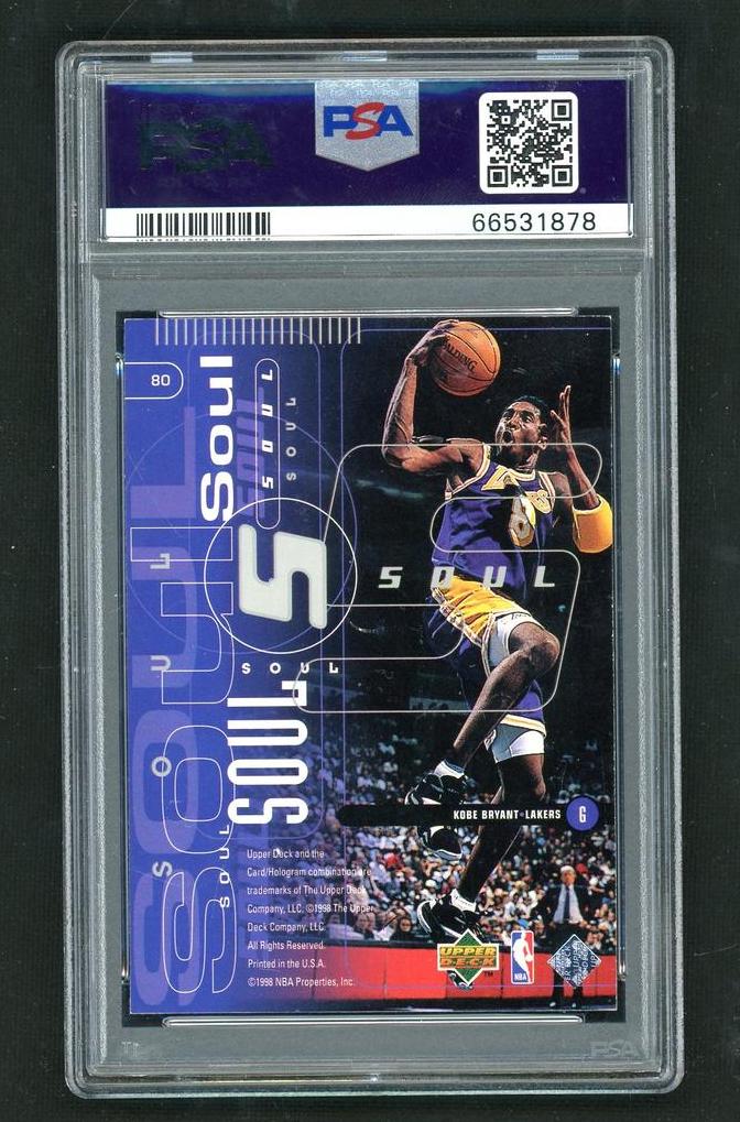 1998 Upper Deck Kobe Bryant #80 PSA 8