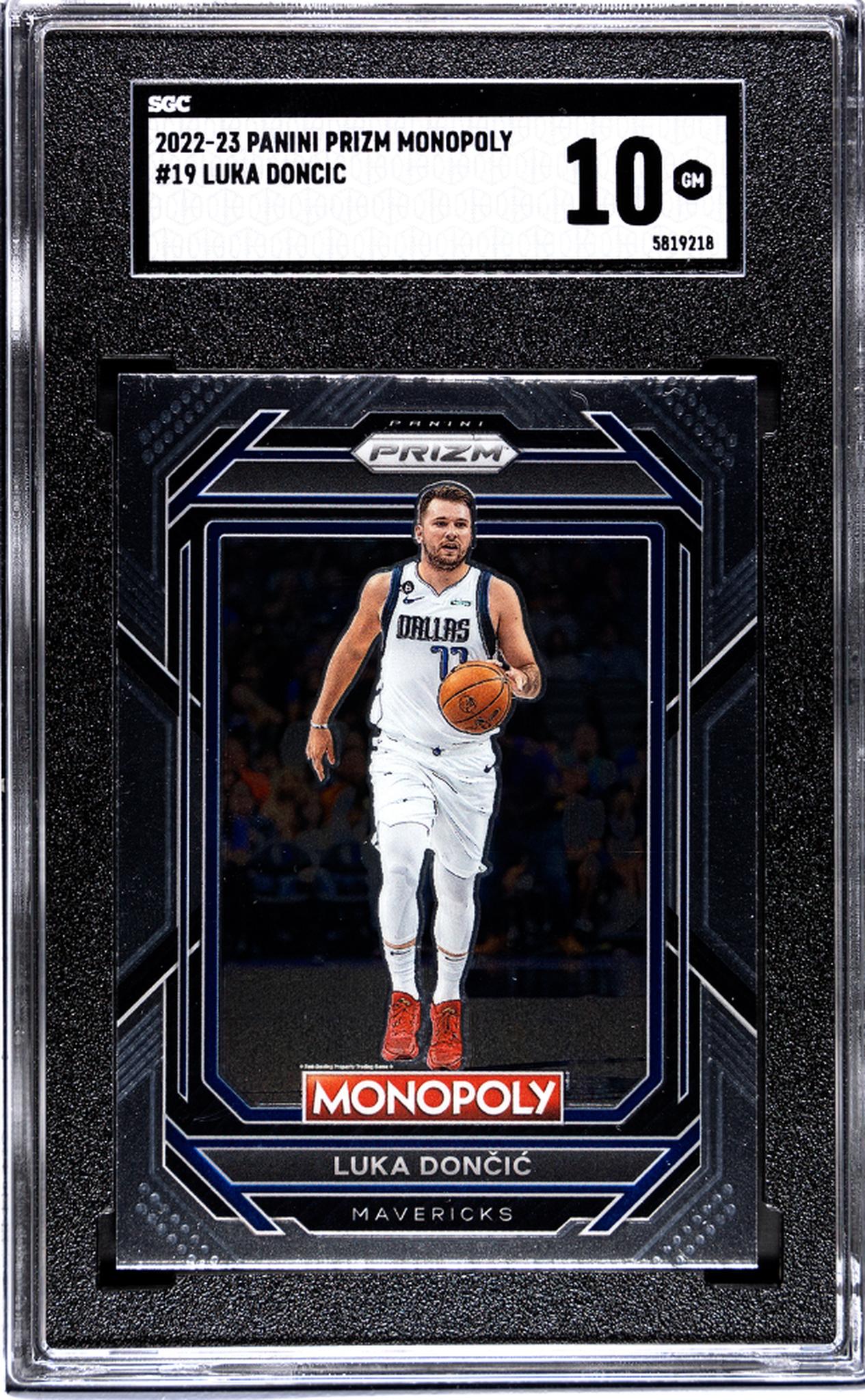 2022-23 Panini Prizm Monopoly Luka Dončić #19 SGC 10