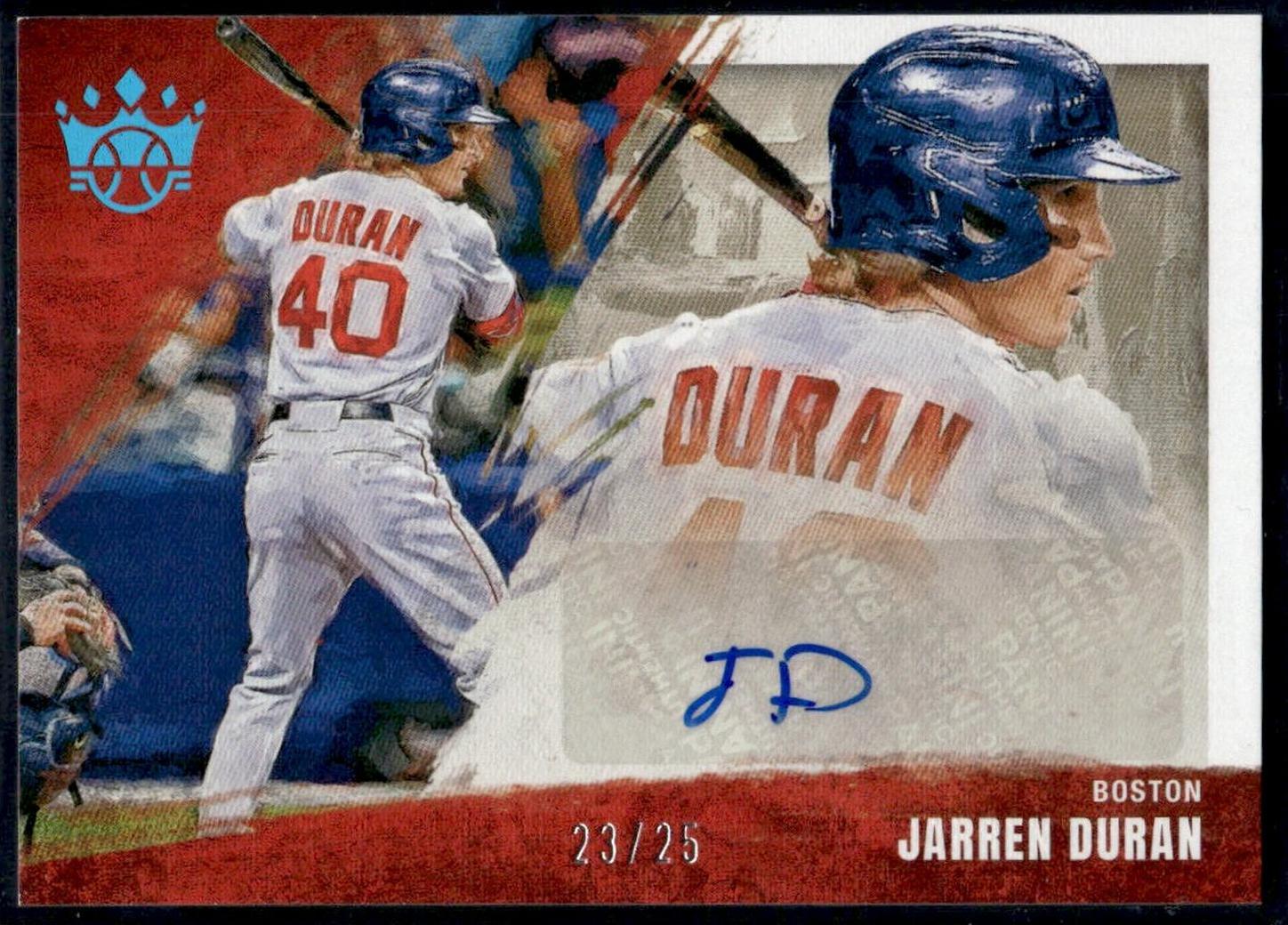 2022 Panini Diamond Kings Jarren Duran Auto /25 