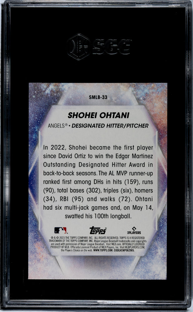 2023 Topps #SMLB-33 Shohei Ohtani Stars of MLB SGC 9