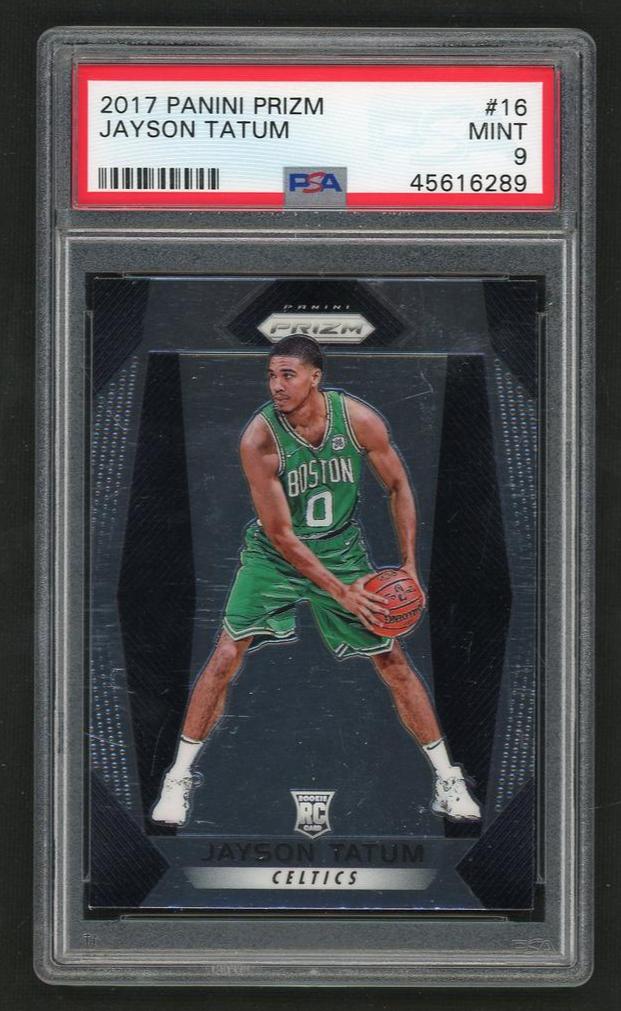2017 Panini Prizm Jayson Tatum #16 PSA 9