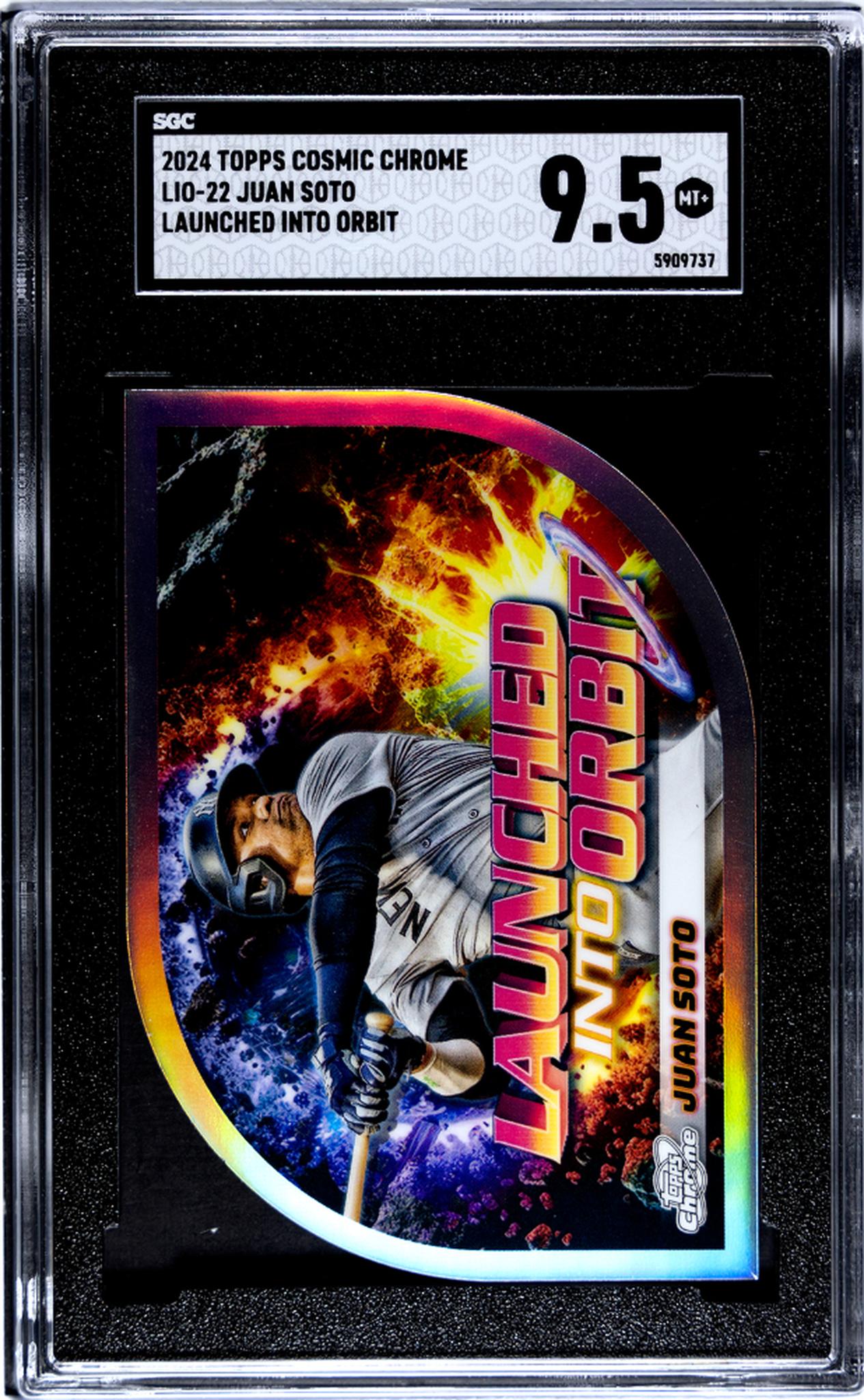 2024 Topps Cosmic Chrome Launched Into Orbit Juan Soto #LIO-22 SGC 9.5