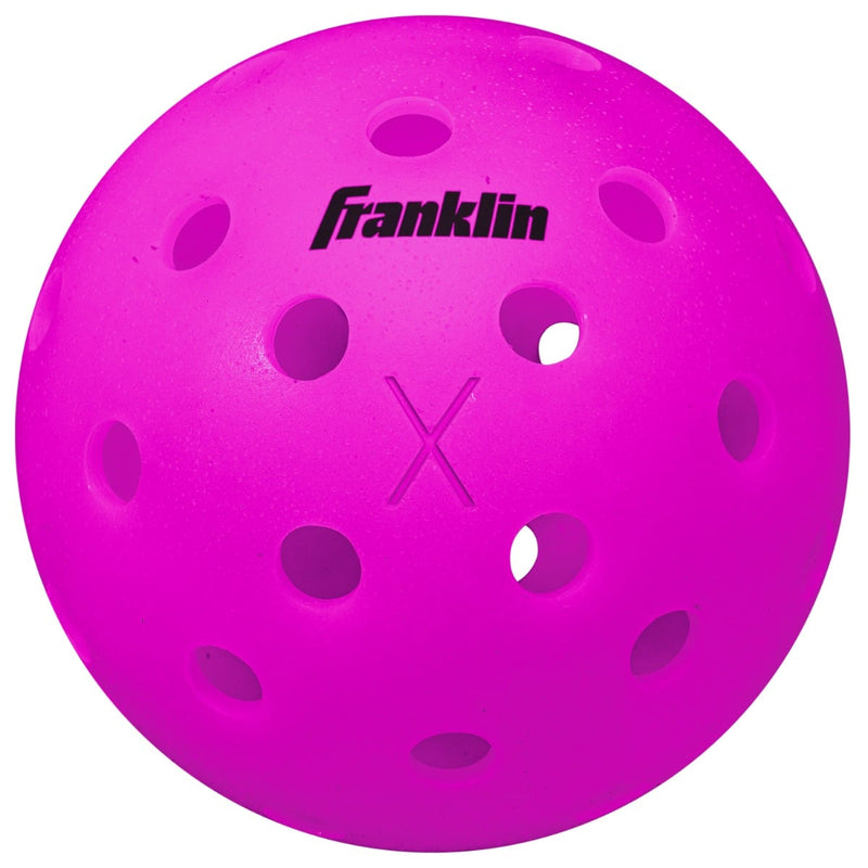 Franklin Sports USA Pickleball X-40 Outdoor Pickleballs - Purple - 3 Pack