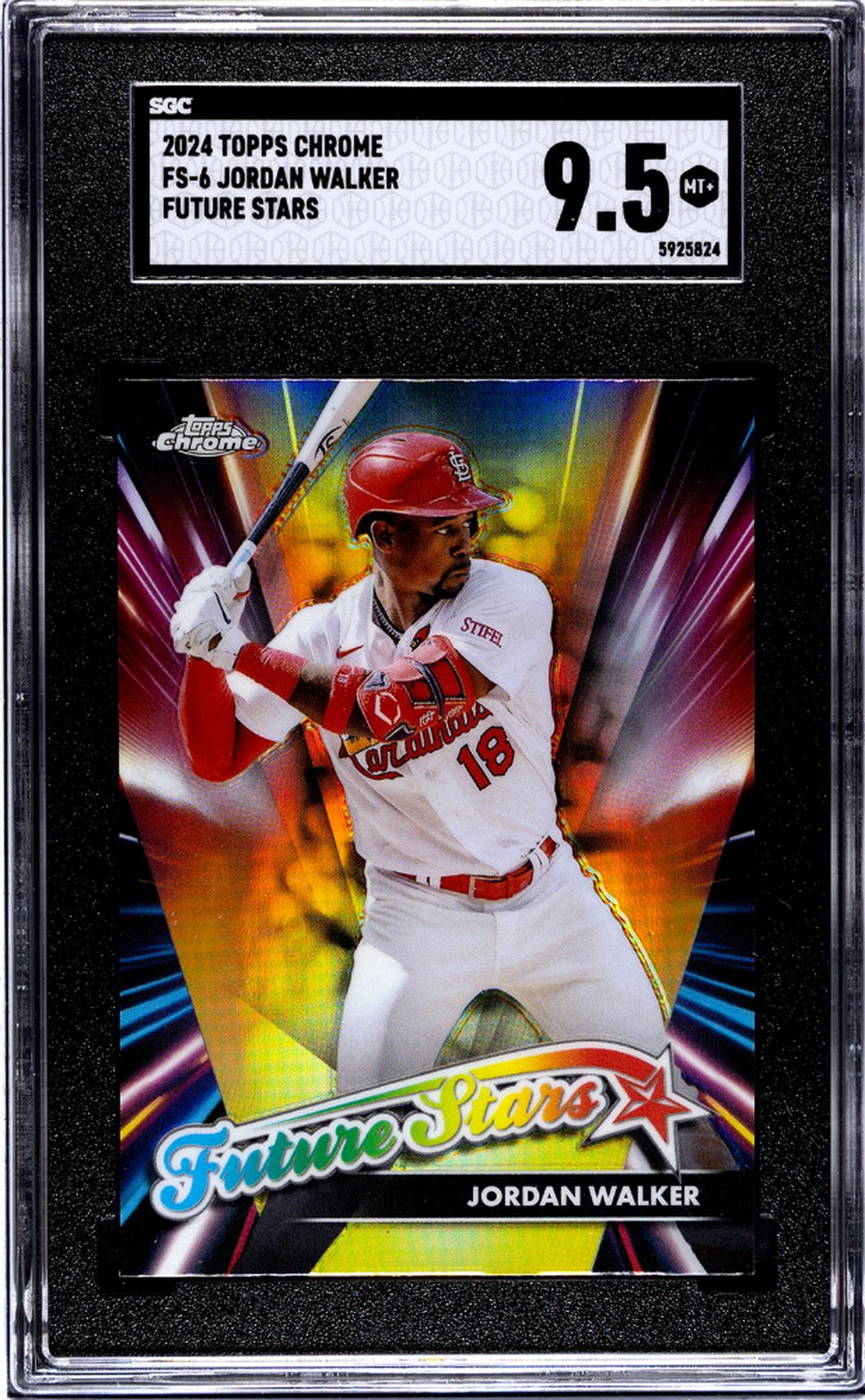 2024 Topps Chrome #FS-6 Jordan Walker Future Stars SGC 9.5