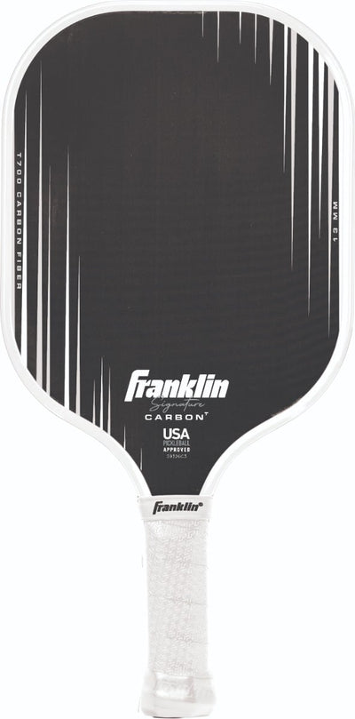 Franklin Sports Signature Carbon Series Pickleball Paddle - 13mm White