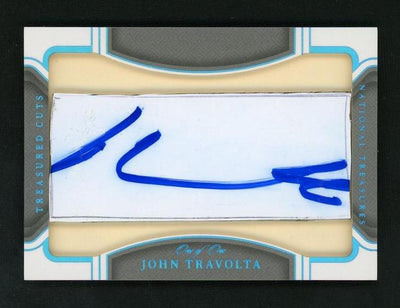 2014 National Treasures Treasured Cuts John Travolta Auto #TC-JTA