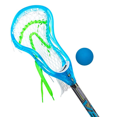 Franklin Sports Youth 34" Mini Lacrosse Stick and Ball Set - Blue