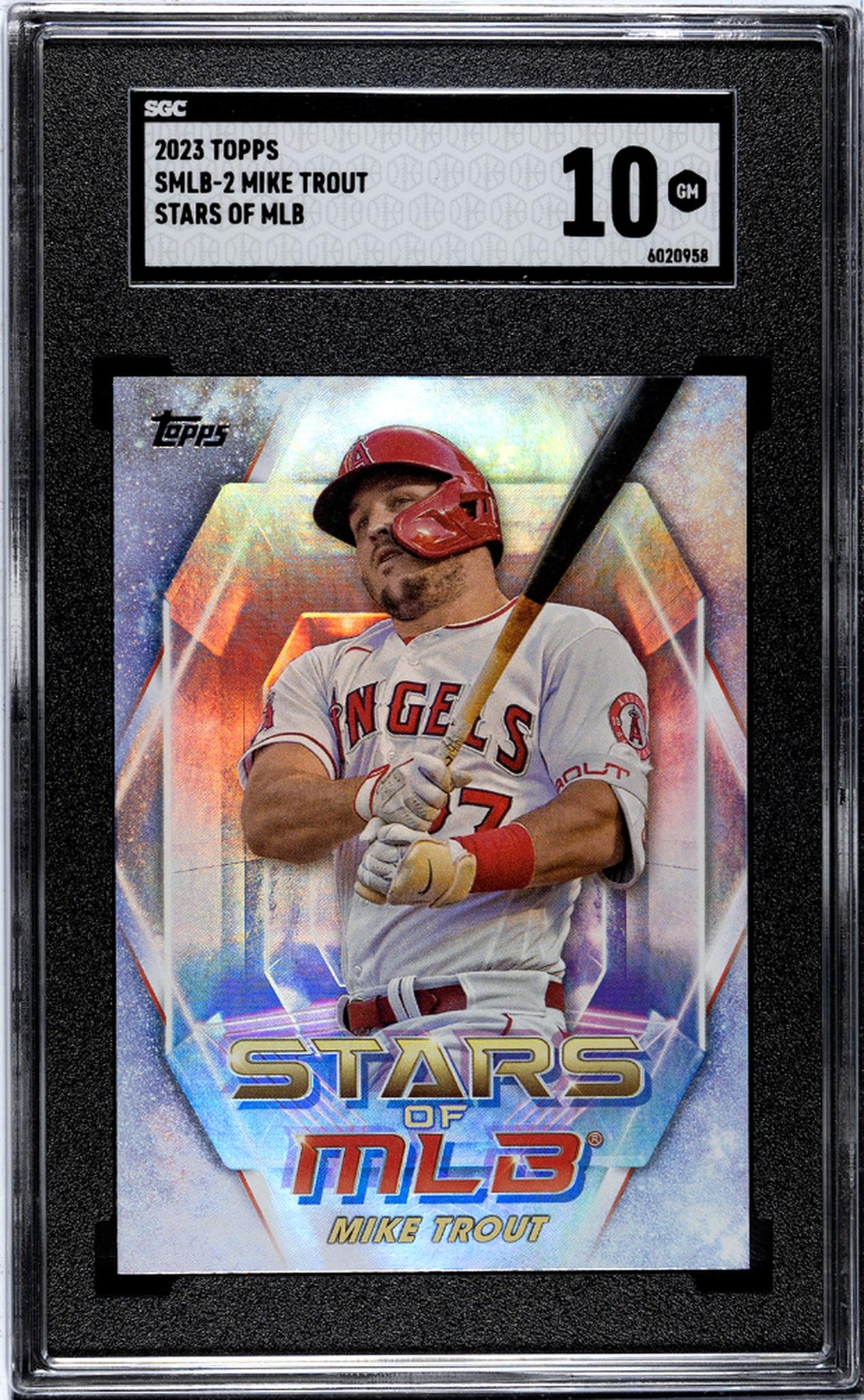 2023 Topps #SMLB-2 Mike Trout Stars of MLB SGC 10
