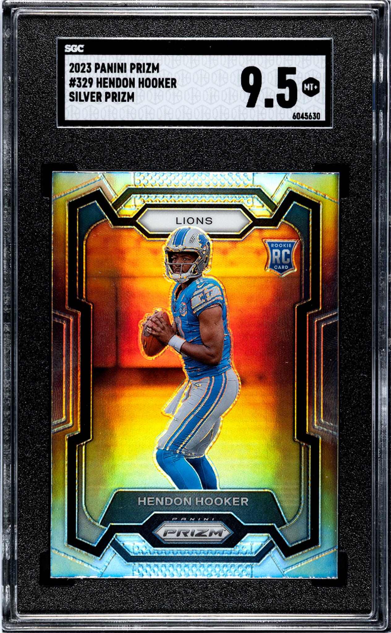 2023 Panini Prizm #329 Hendon Hooker Silver Rookie SGC 9.5