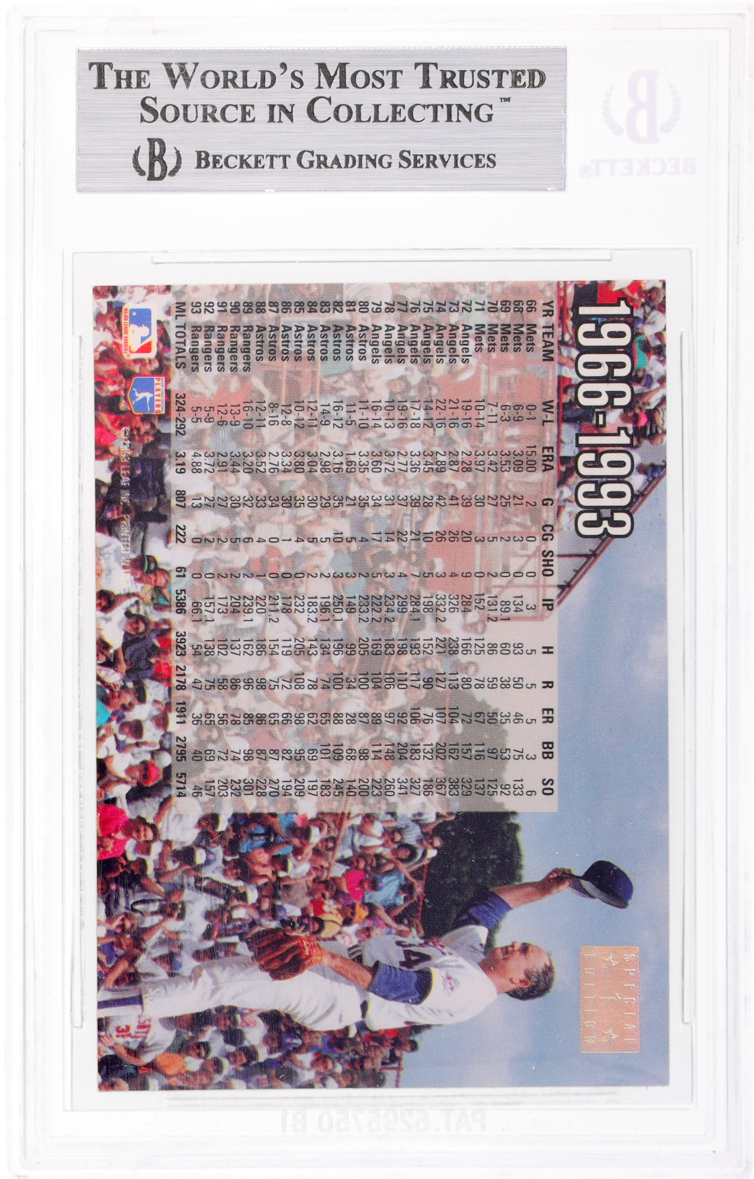 1994 Donruss Special Edition Nolan Ryan #1 BGS 9