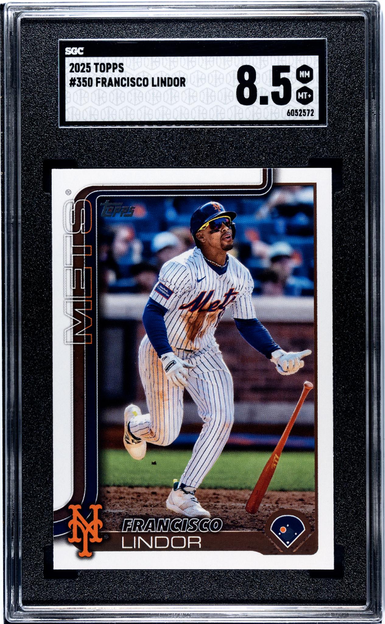 2025 Topps Series One Francisco Lindor #350 SGC 8.5