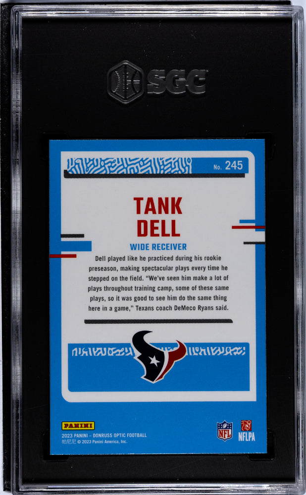 2023 Panini Donruss Optic #245 Tank Dell  Rookie  SGC 10