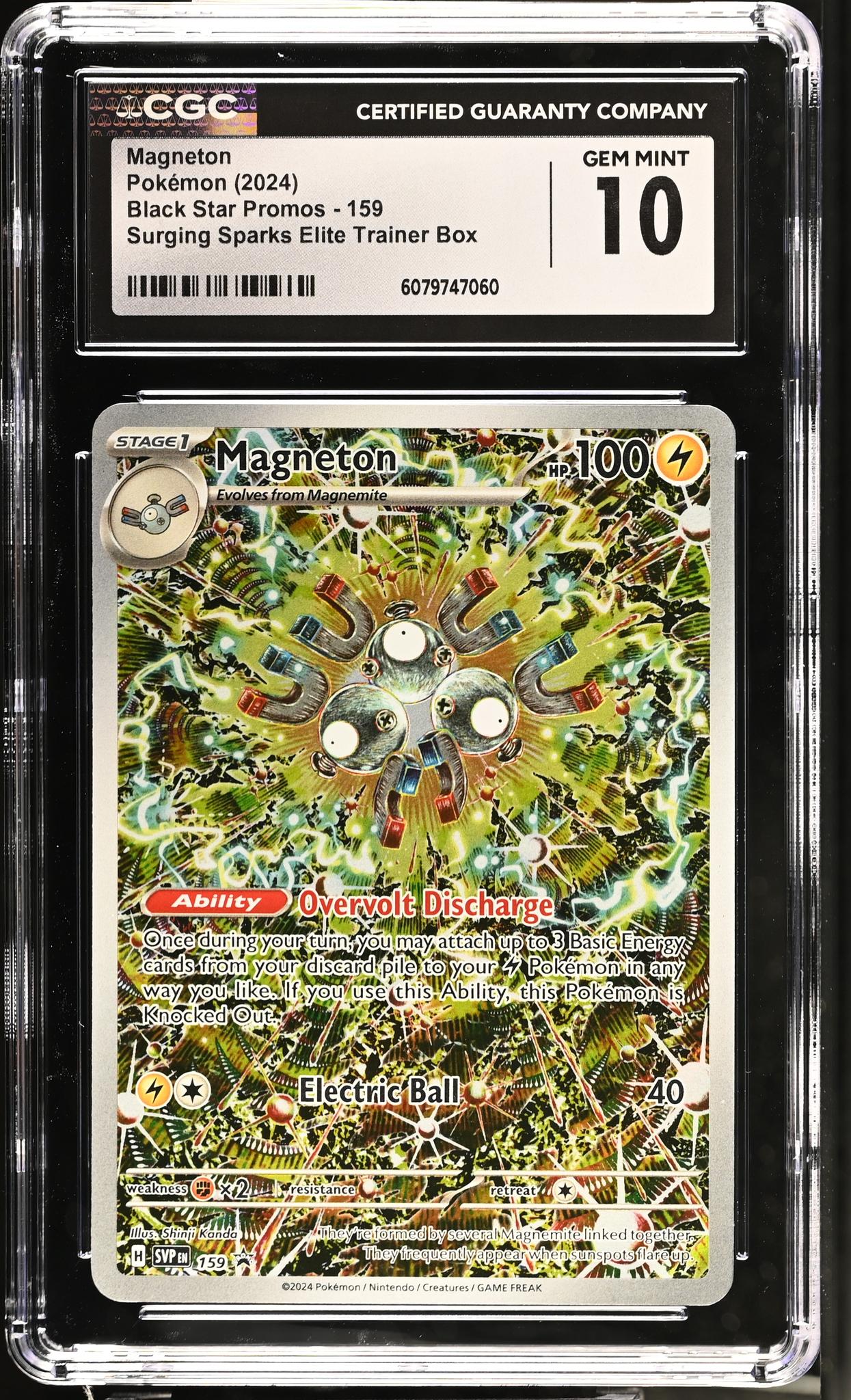 2024 Pokemon Black Star Promos Magneton #SVP159 Promo CGC 10