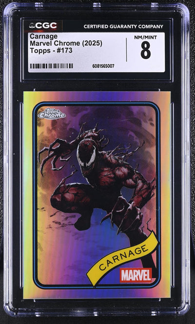 2025 Chrome #173 Carnage CGC 8