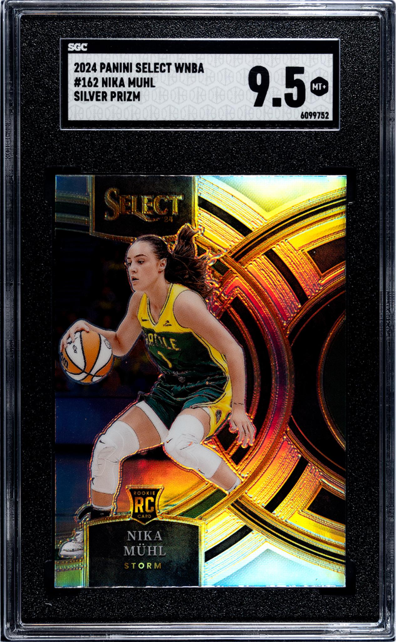 2024 Panini Select Wnba #162 Nika Muhl Silver Prizm SGC 9.5