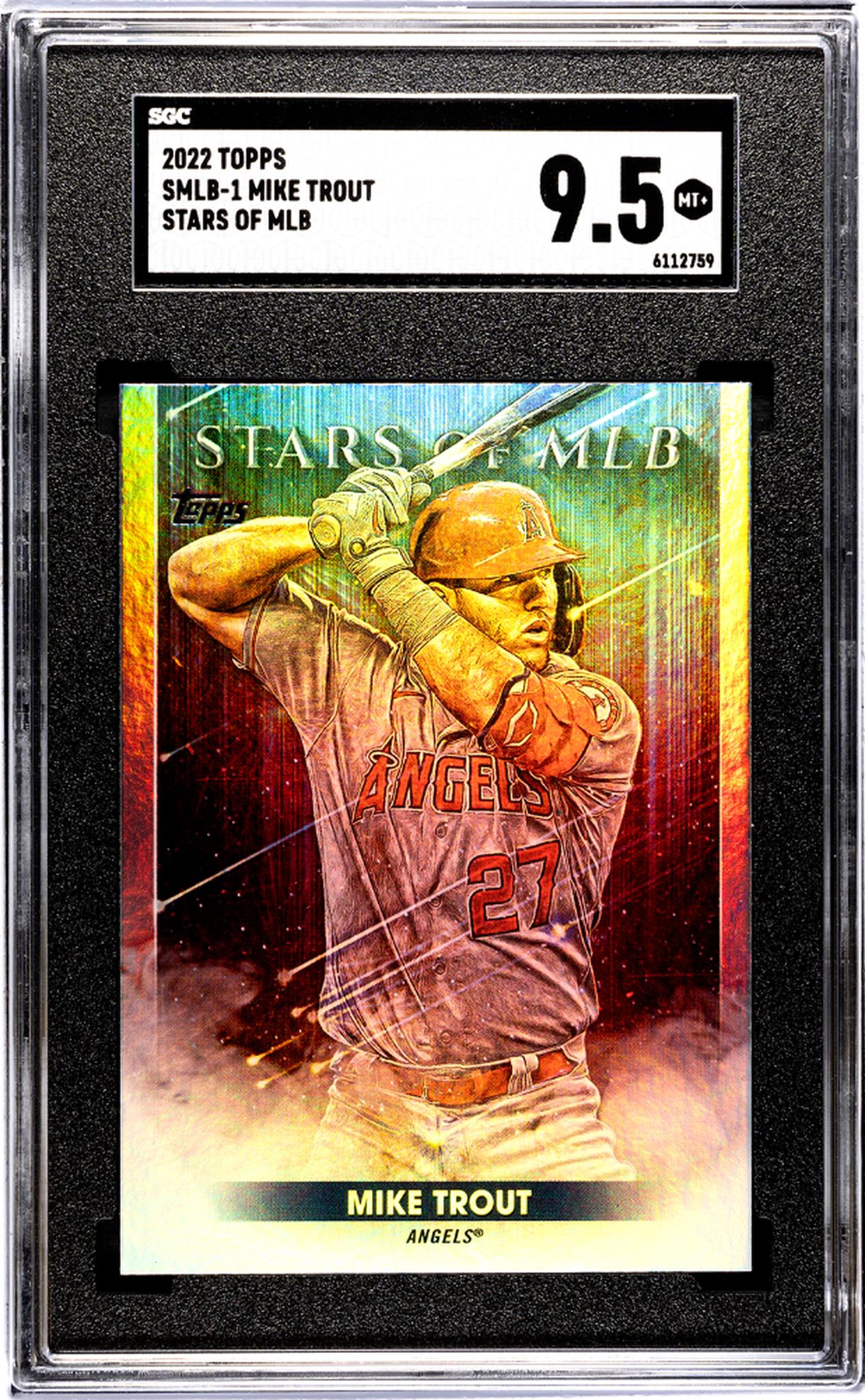 2022 Topps #SMLB-1 Mike Trout Stars Of Mlb SGC 9.5