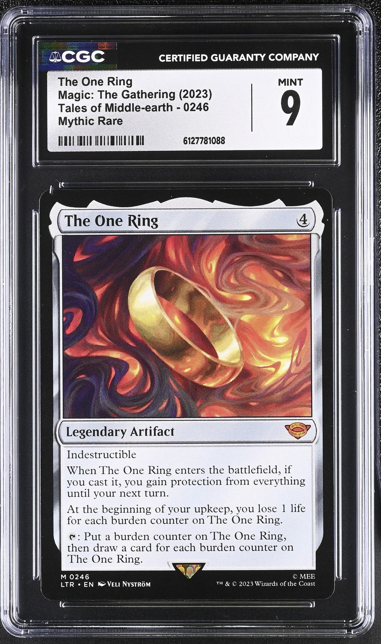 2023 Magic: The Gathering #0246 The One Ring Tales of Middle-earth CGC 9