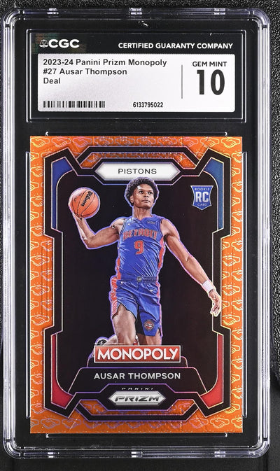 2023-24 Panini Prizm Monopoly Ausar Thompson #27 CGC 10