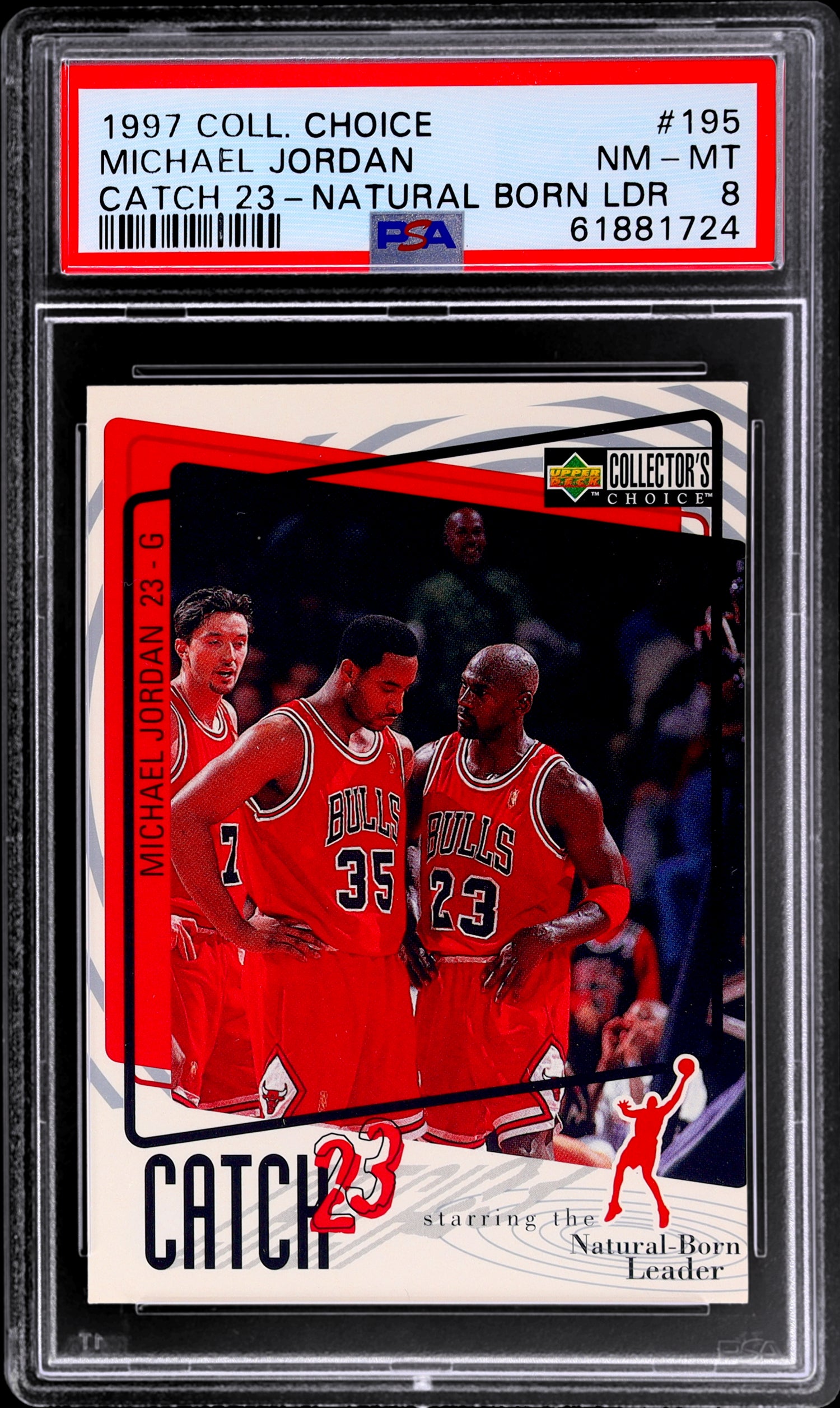 1997 Upper Deck Collectors Choice Michael Jordan #195 PSA 8