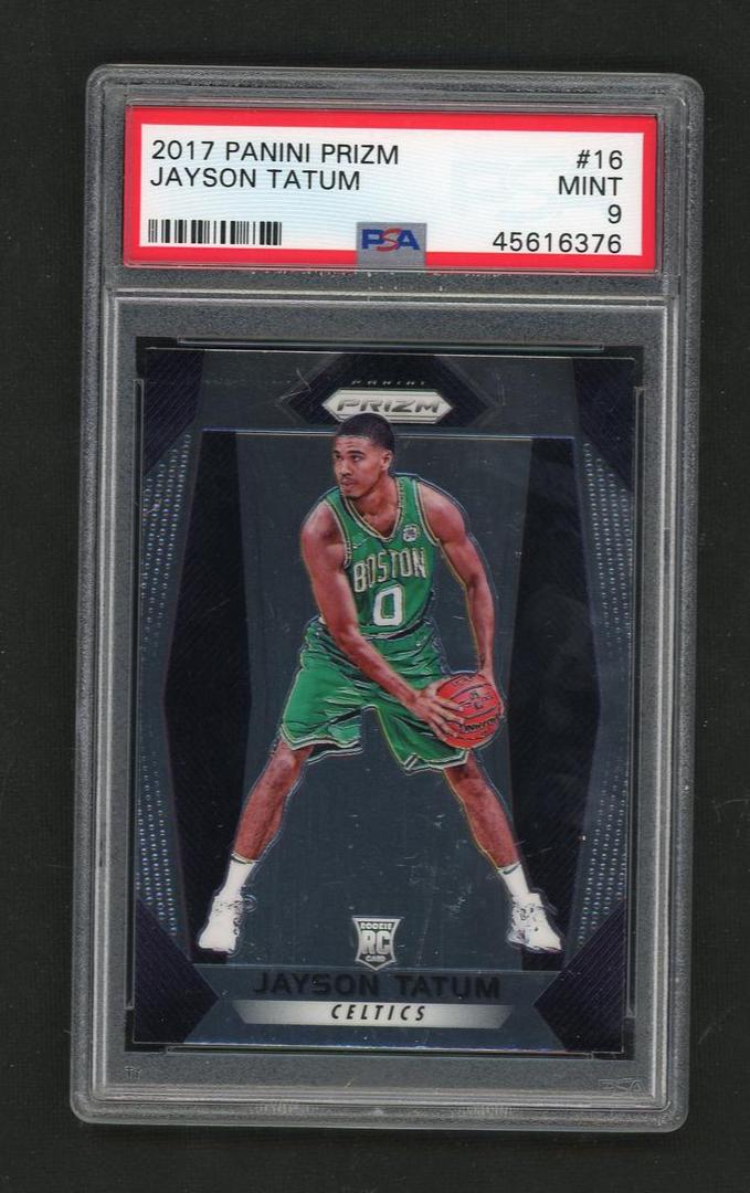 2017 Panini Prizm Jayson Tatum #16 PSA 9