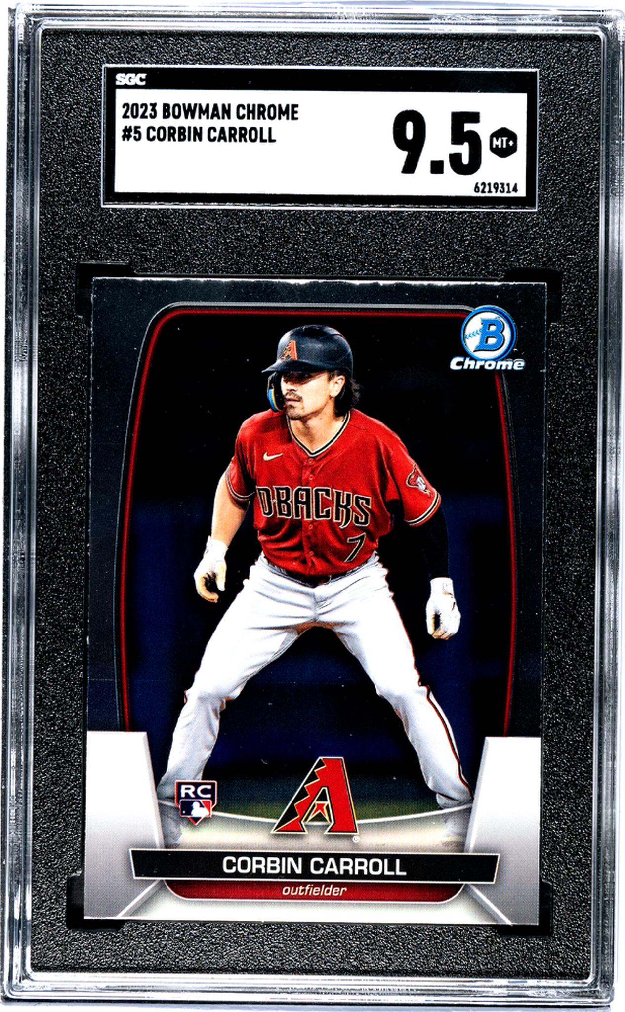 2023 Bowman Chrome #5 Corbin Carroll SGC 9.5