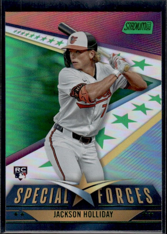 2024 Topps Stadium Club Special Forces Jackson Holliday Rookie /50