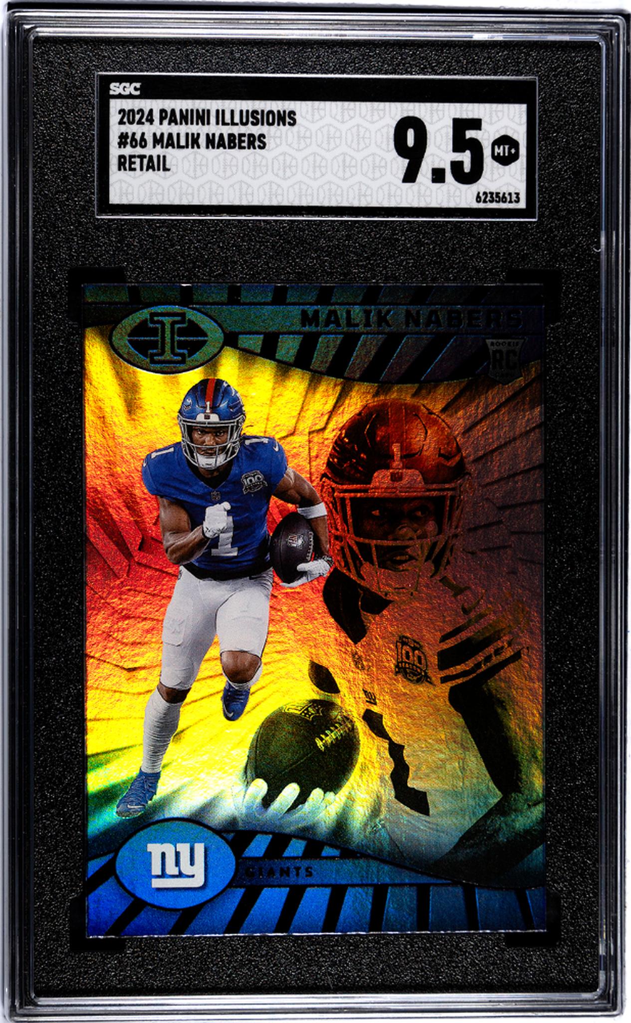2024 Panini Illusions #66 Malik Nabers Retail SGC 9.5
