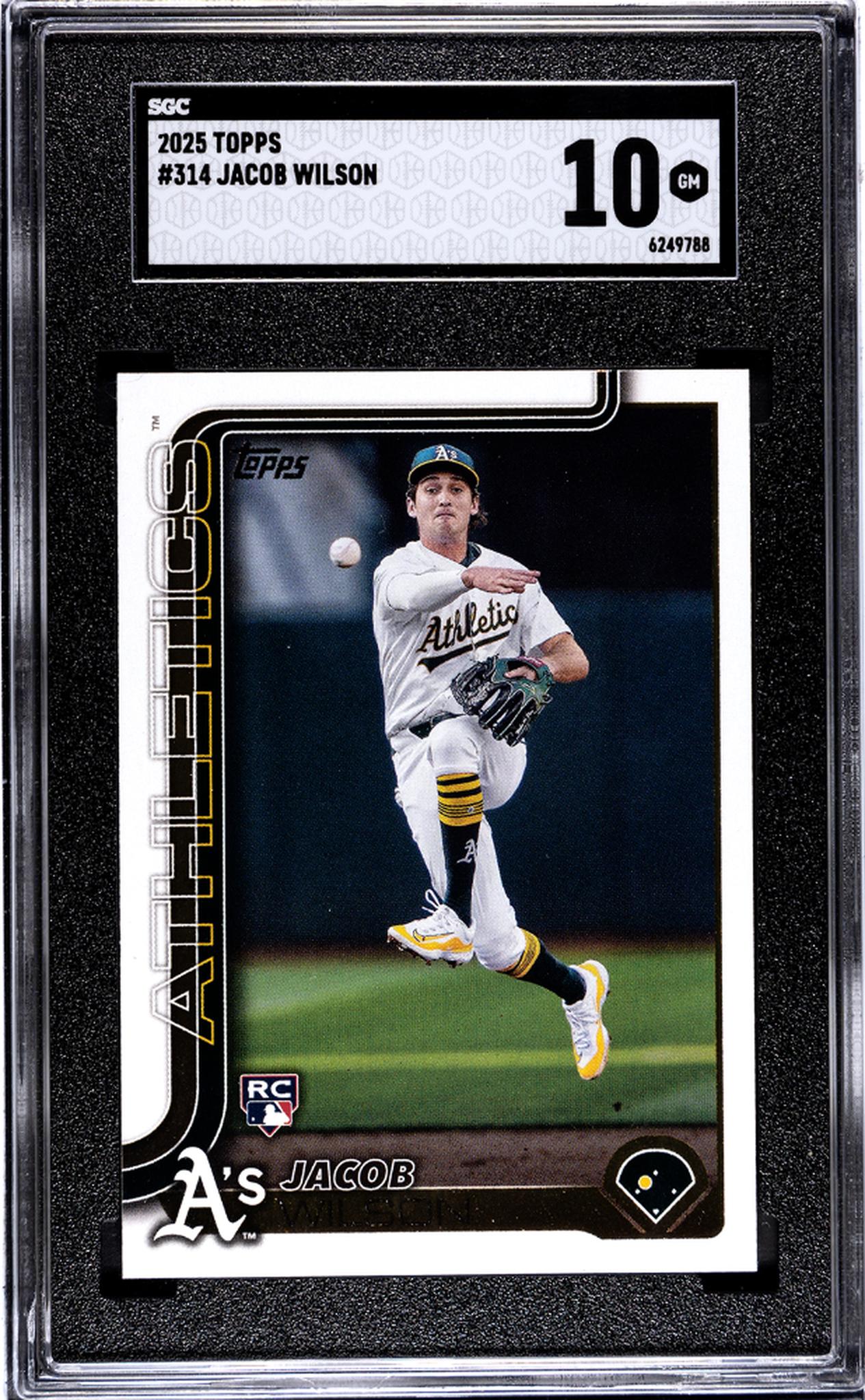 2025 Topps #314 Jacob Wilson SGC 10