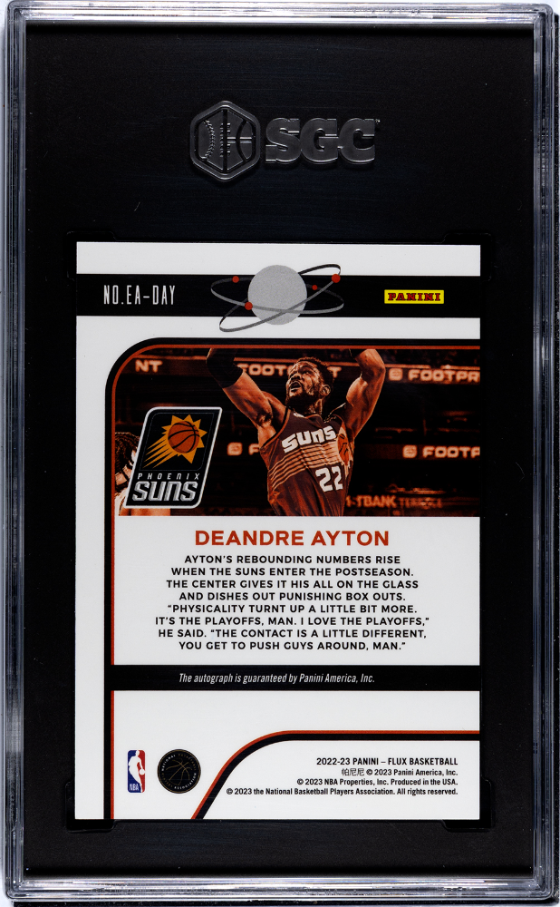 2022 Flux #EA-DAY Deandre Ayton Equinox SGC 9.5