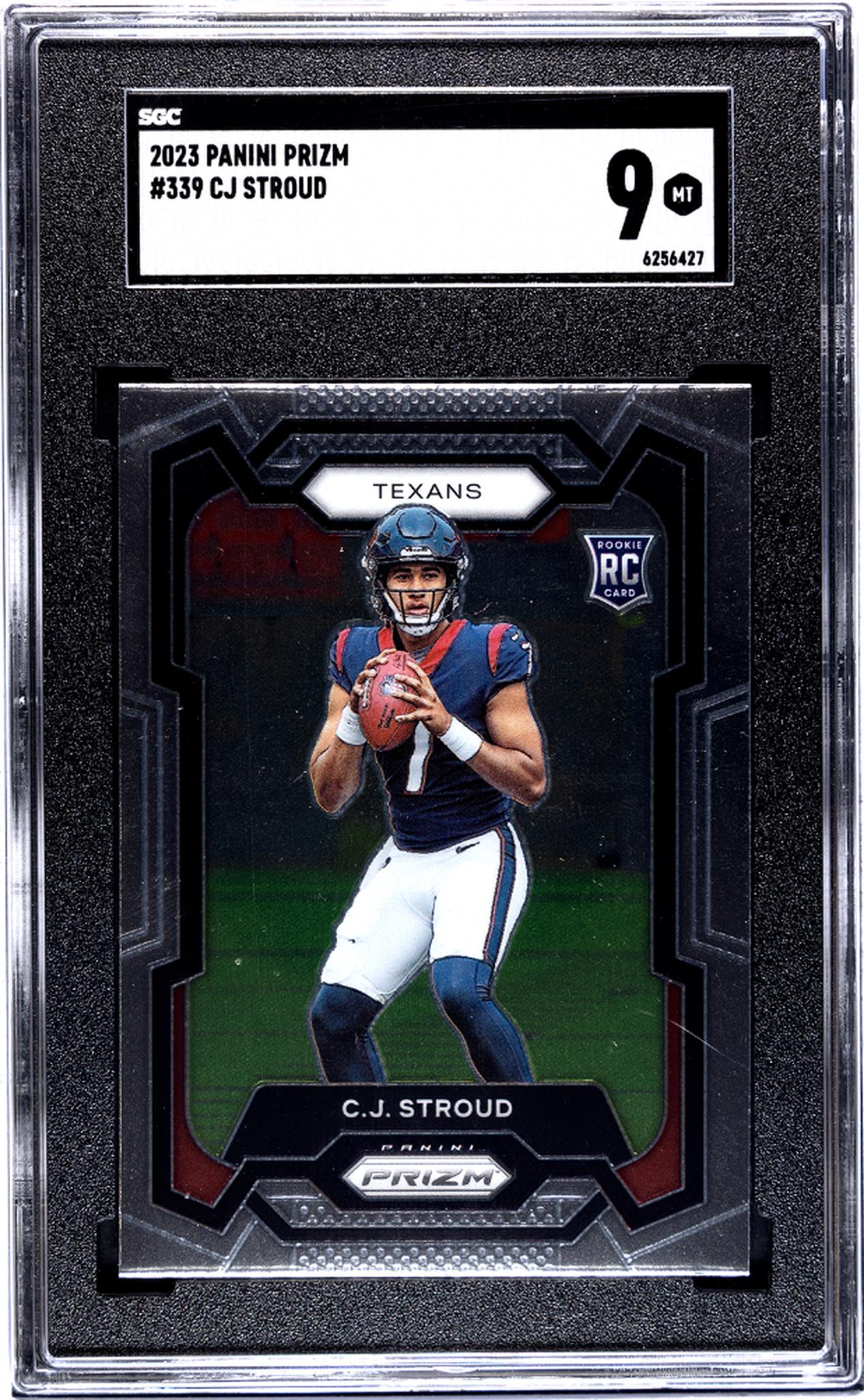 2023 Panini Prizm #339 C.J. Stroud Rookie SGC 9