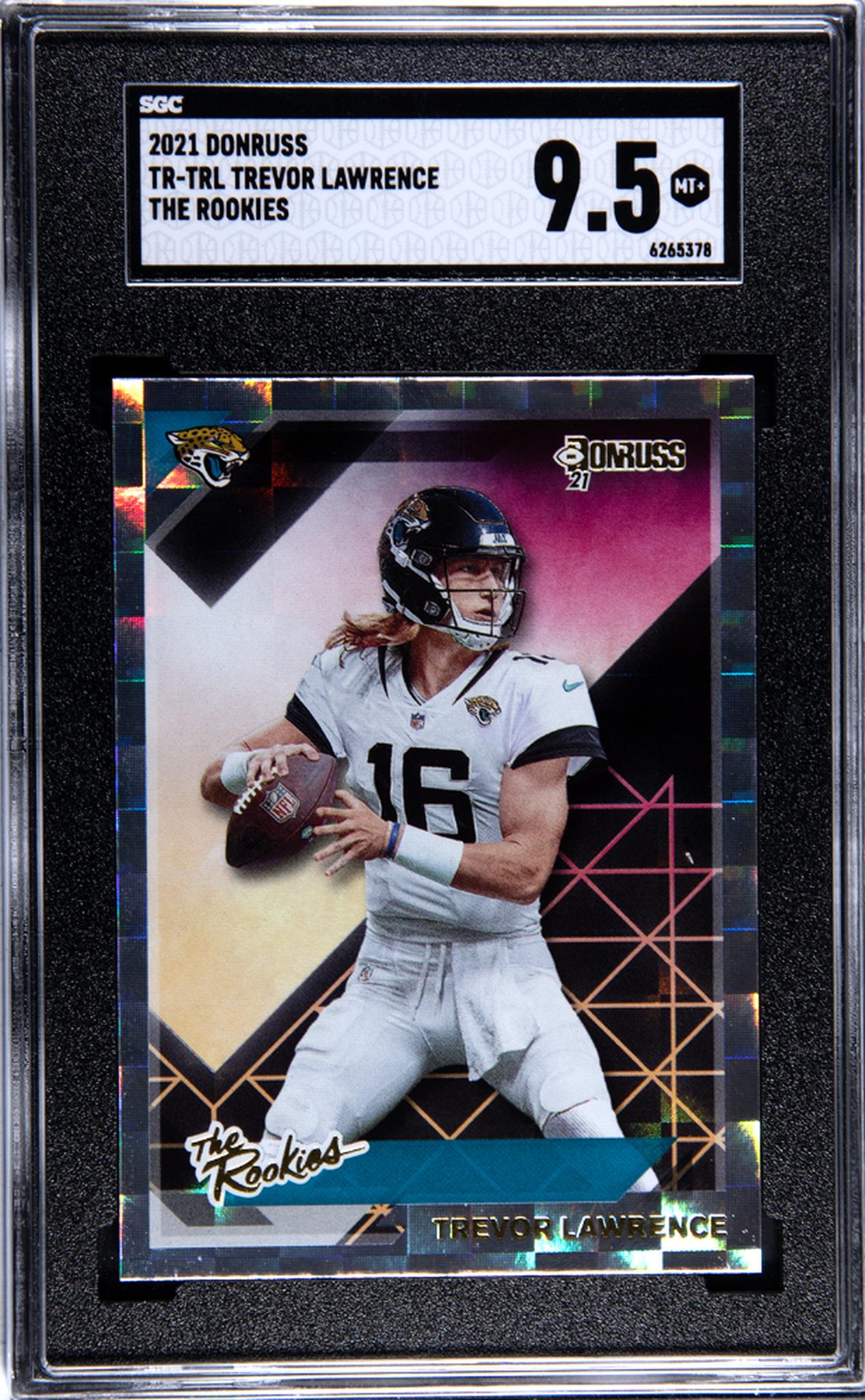 2021 Panini Donruss #TR-TRL Trevor Lawrence Rookie SGC 9.5